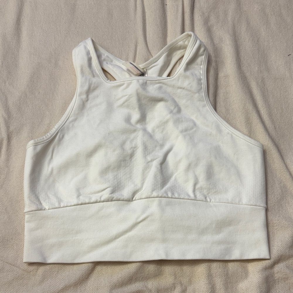 Free People Movement Classic White Sports Bra M/L